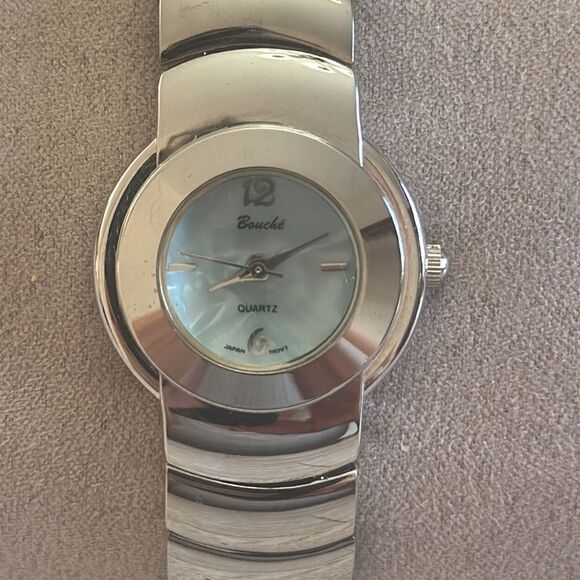 Bouche Bracelet Cuff Quartz Watch - Picture 2 of 5